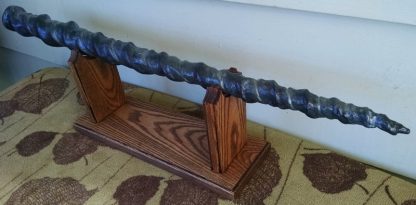 Black Unicorn Horn Side Angle