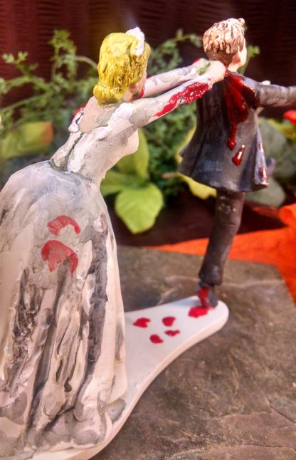 Zombie Bride Cake Topper