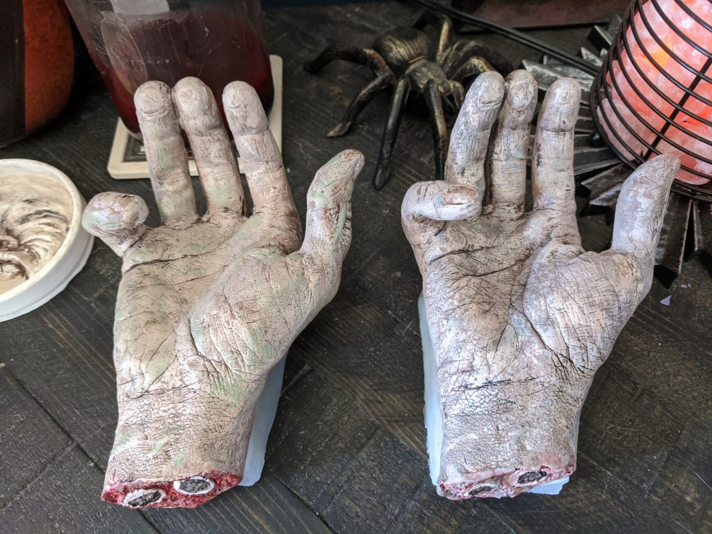 Severed Zombie Hand phone holder