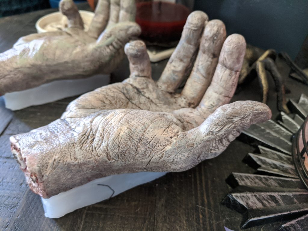 Severed Zombie Hand phone holder