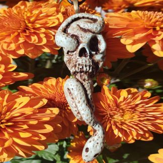 Skull and Snake Pendant