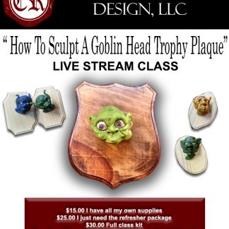 Live Stream Class - Goblin Trophy Plaque